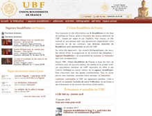 Tablet Screenshot of bouddhisme-france.org